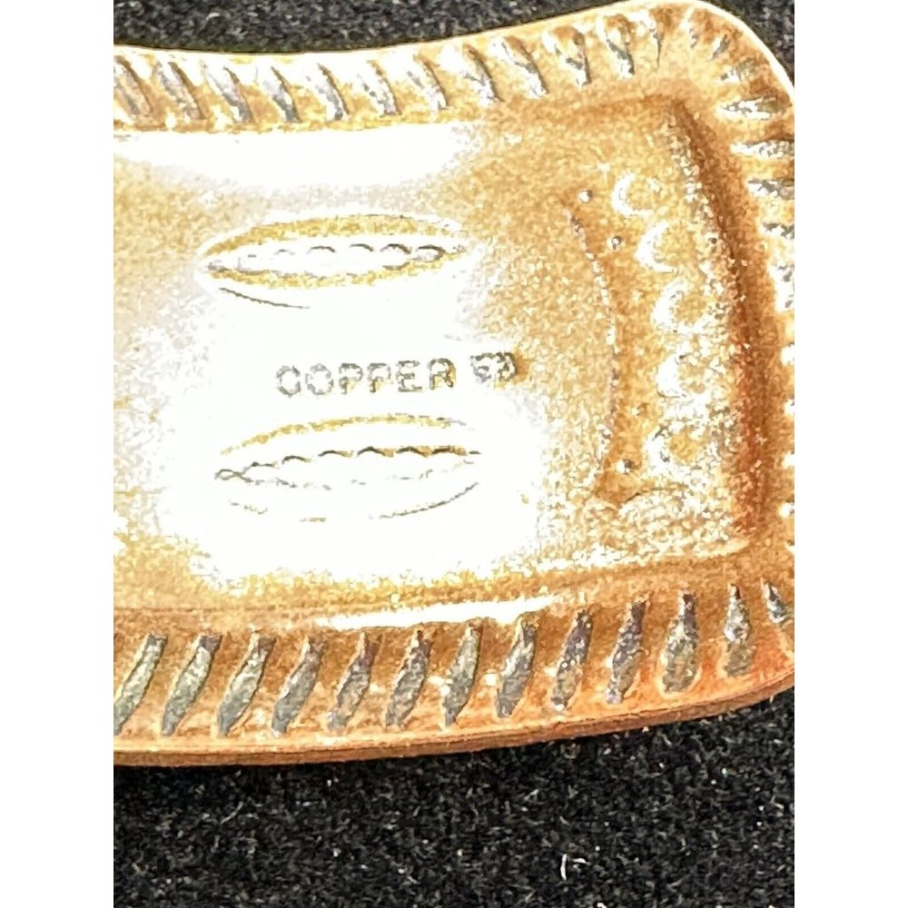 Vintage Native American StoryTeller Copper Bangle - Picture 6 of 6